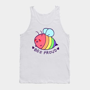 BEE proud: gay flag Tank Top